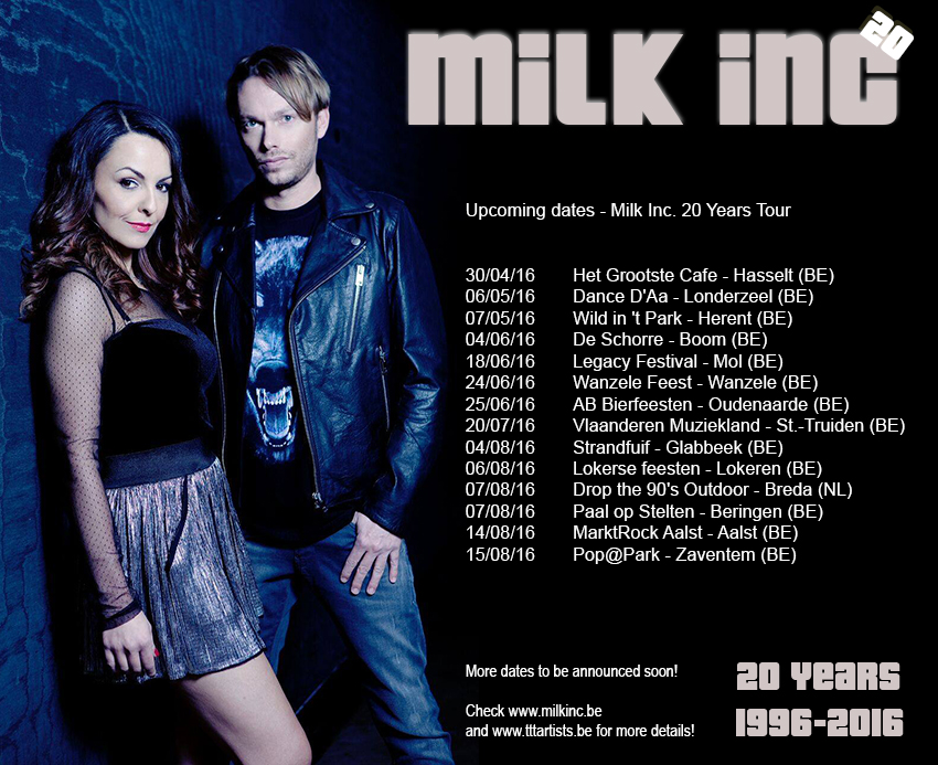 Milk Inc. 20 Years tour